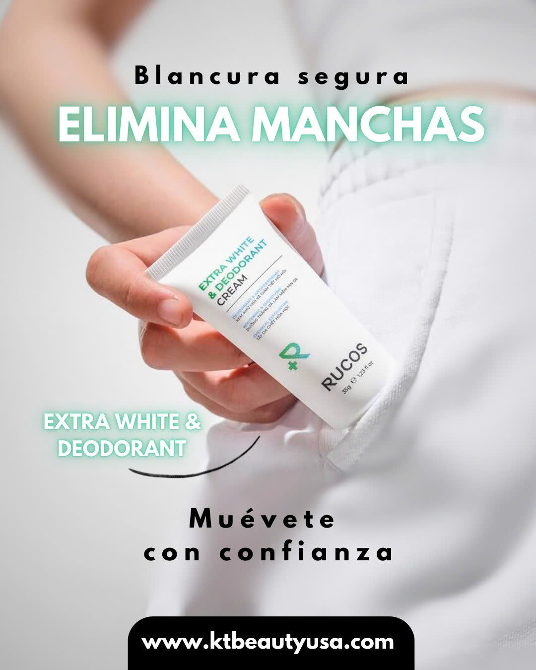 Crema blanqueadora de axilas RUCOS