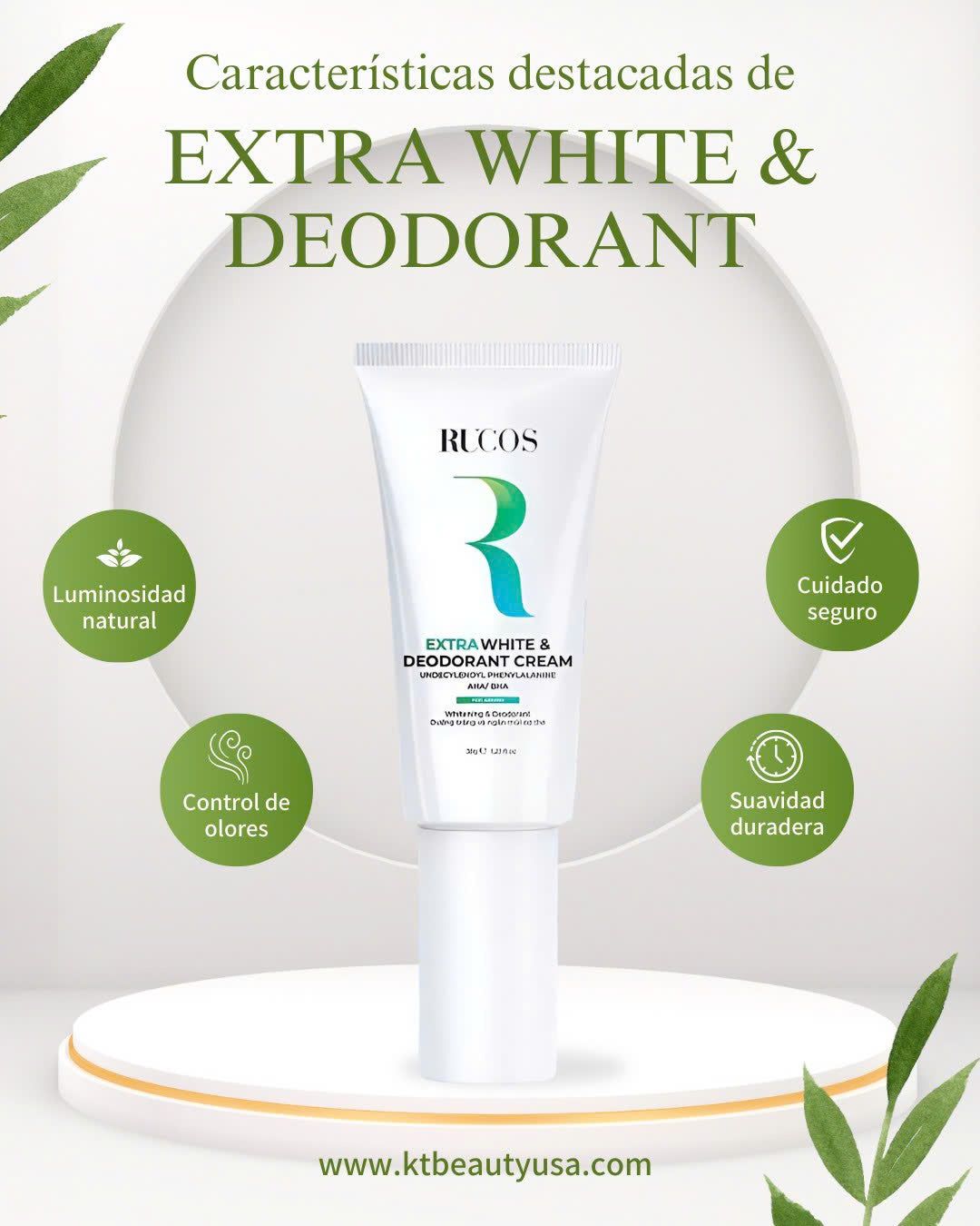 Crema blanqueadora de axilas RUCOS